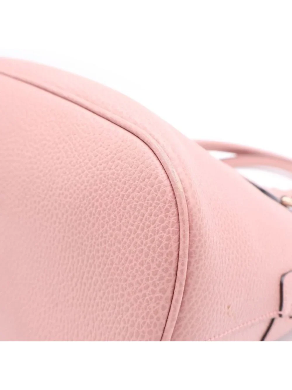 Gucci Interlocking 2-Way Shoulder Handbag Pink Leather Gold - Picture 6 of 7
